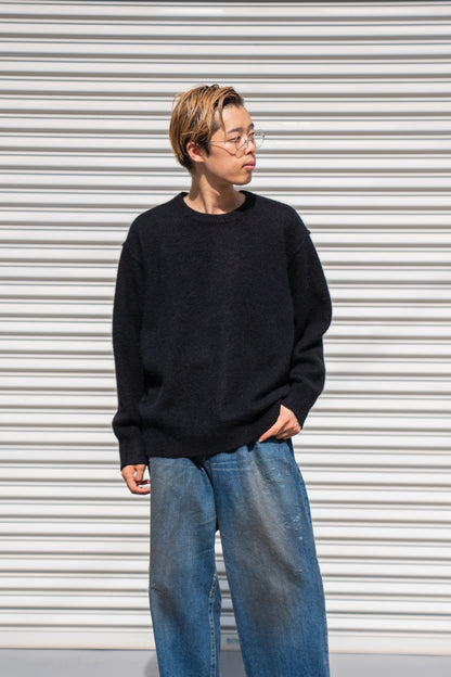 WOOL/ALPACA KNIT CREW NECK LS(ST.1294)