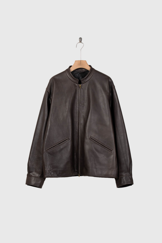 Steer Leather Racer Jacket
