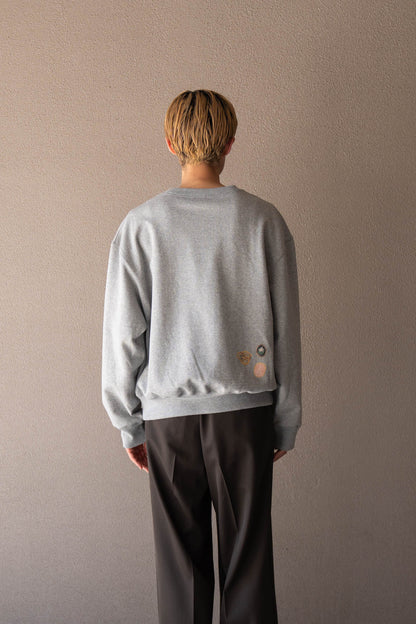 Hand-stitched sweatshirt