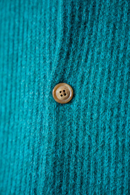 CREW-NECK KNIT CARDIGAN