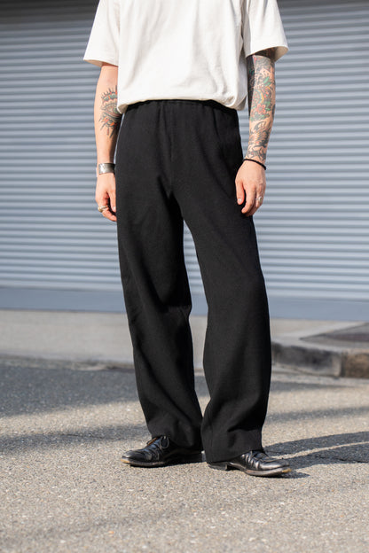 WOOL/CASHMERE FLEECE EASY TWIST TROUSERS(ST.1270)