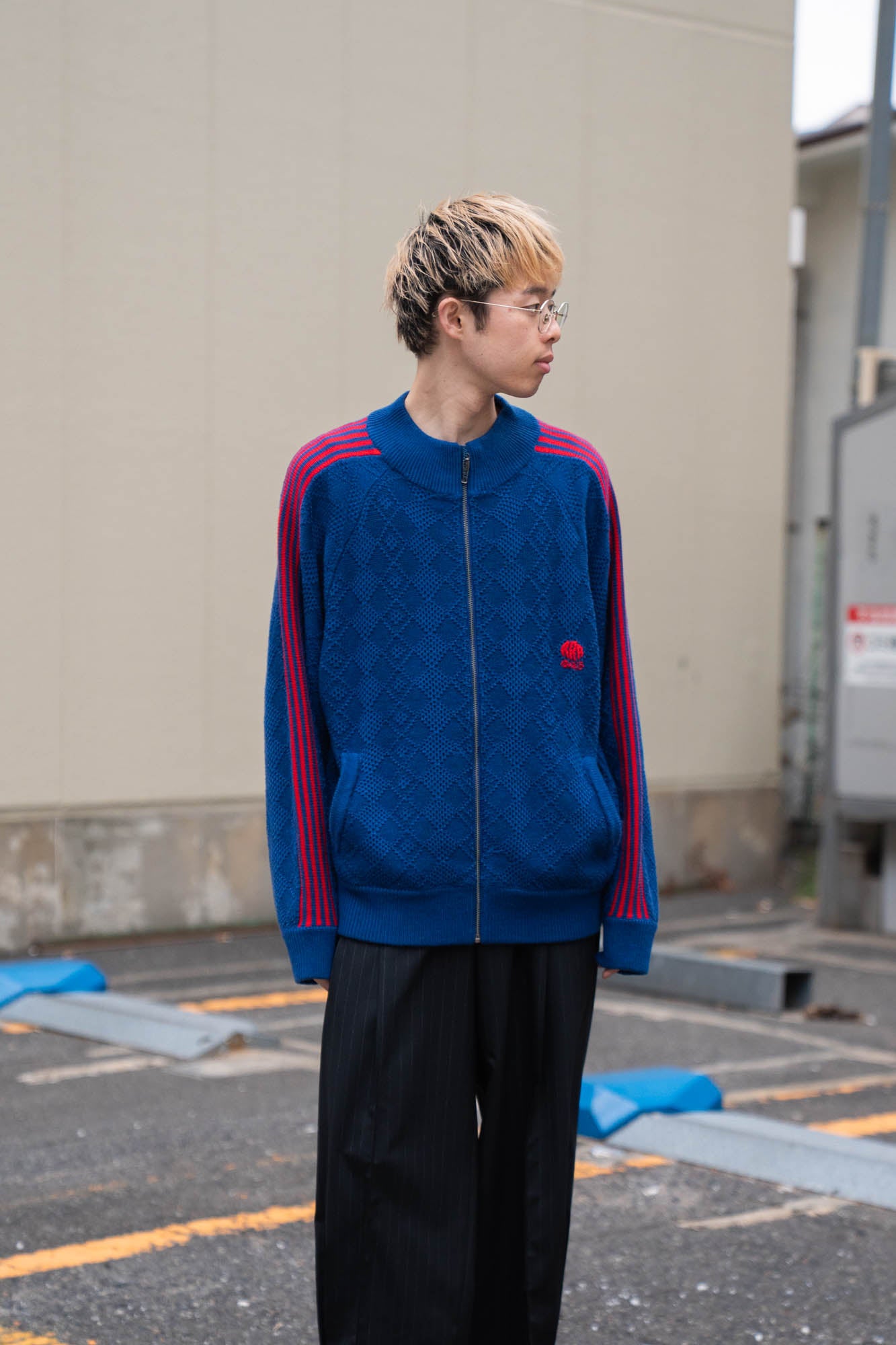 KNITTED TRAINING JACKET