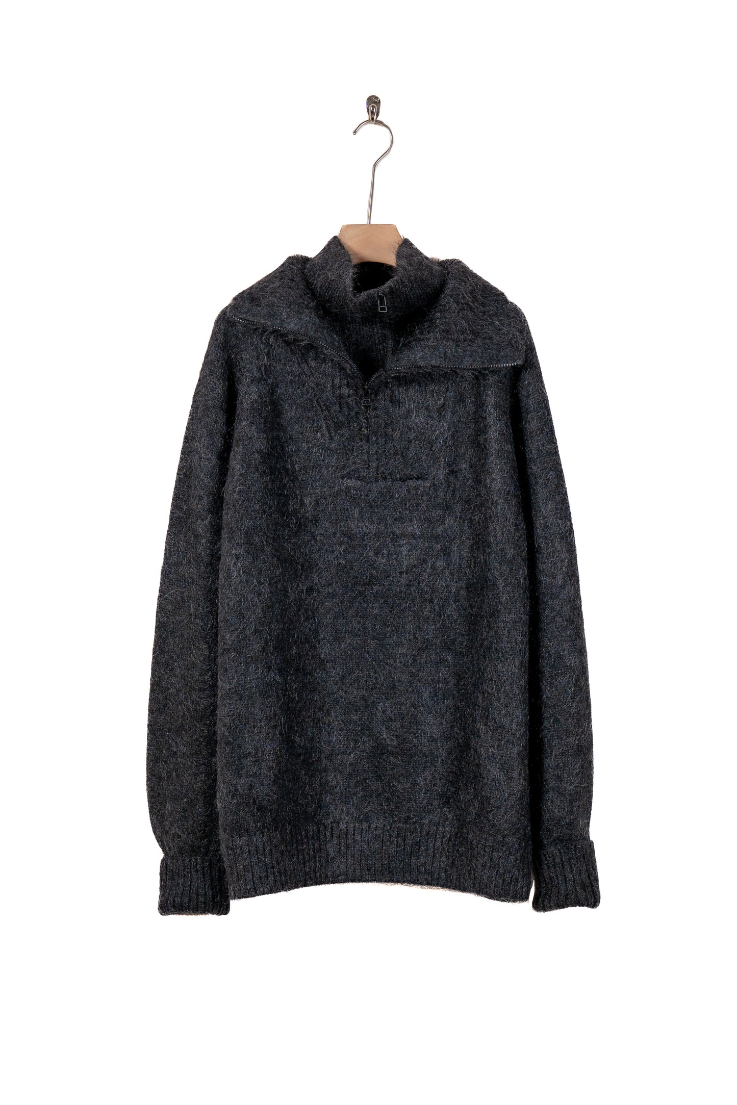 MOHAIR DOUBLE HIGH NECK P/O KNIT .12