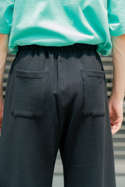 YAK/COTTON SWEAT EASY TROUSERS(ST.1288)