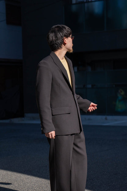 MODIFIED SHAWL COLLAR JACKET