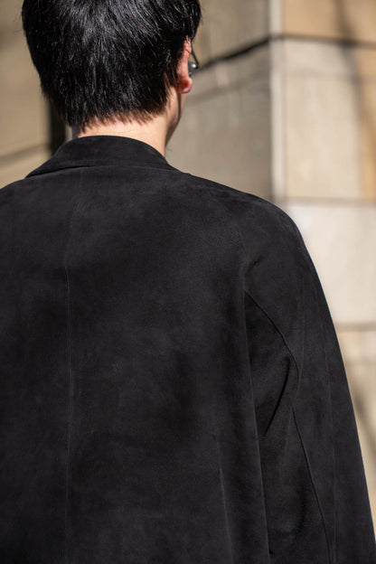 sheep suede light blouson