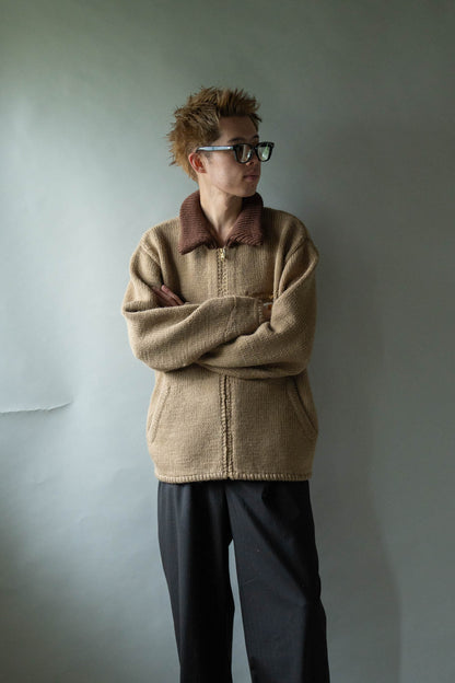 HOME MADE KNITTING DETROIT JACKET