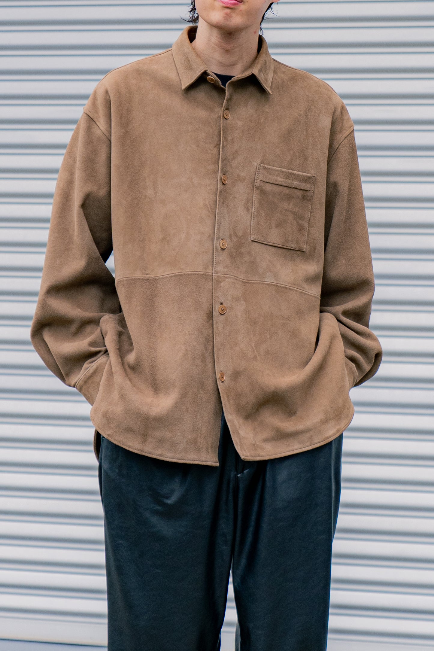 Goat Suede Wide Shirt