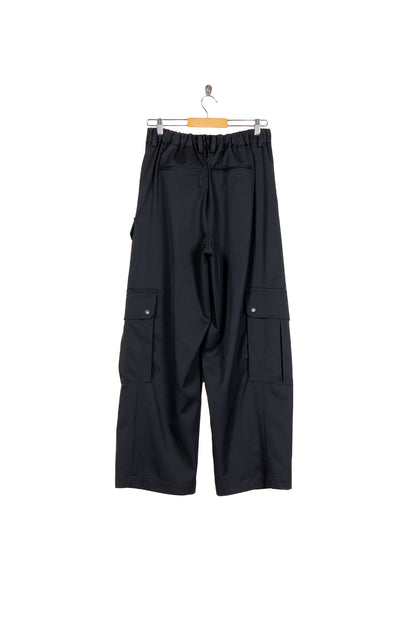 CARGO POCKET WIDE EASY TROUSERS