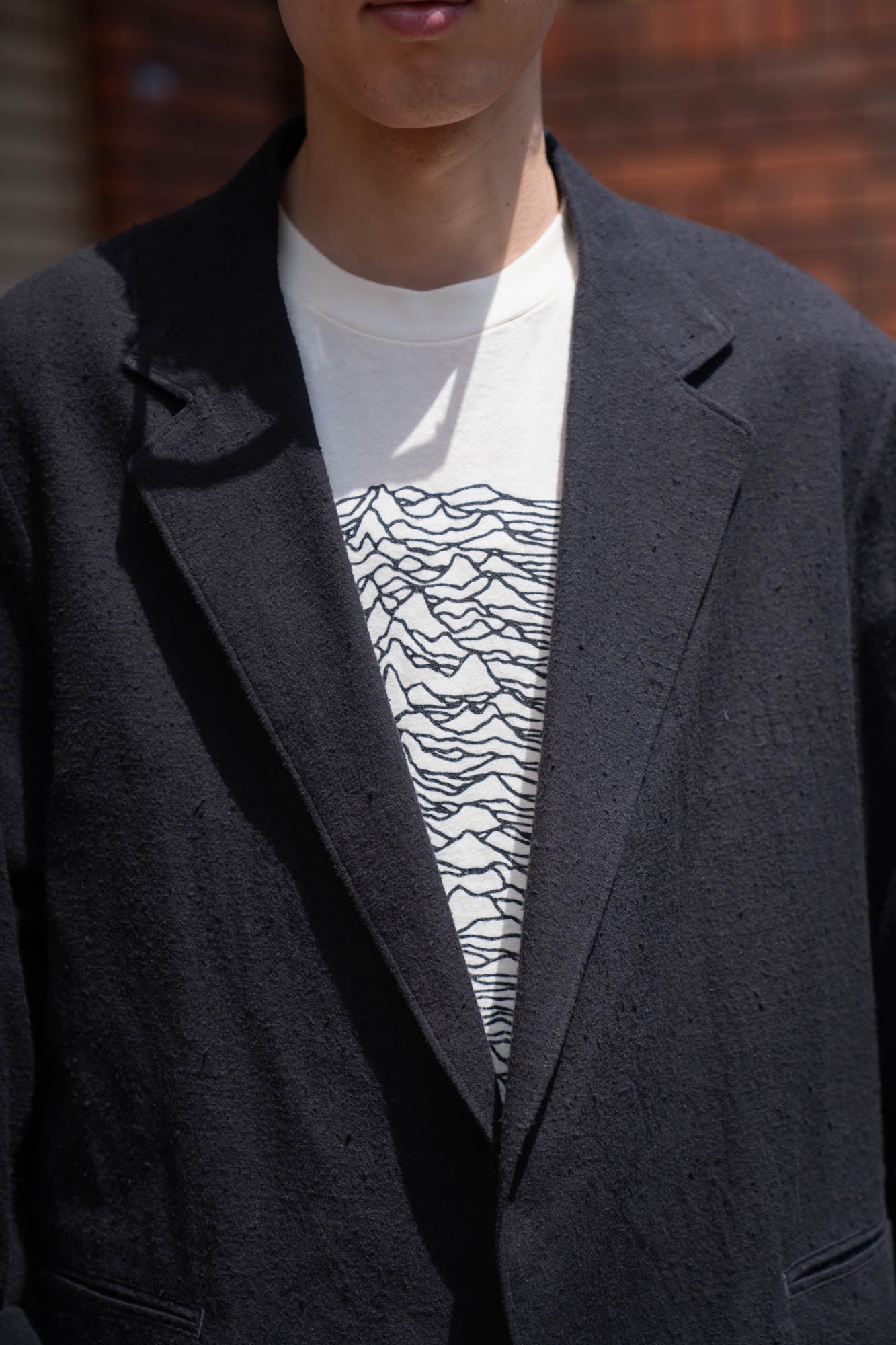 Silk/Cotton Nep Cardigan Jacket