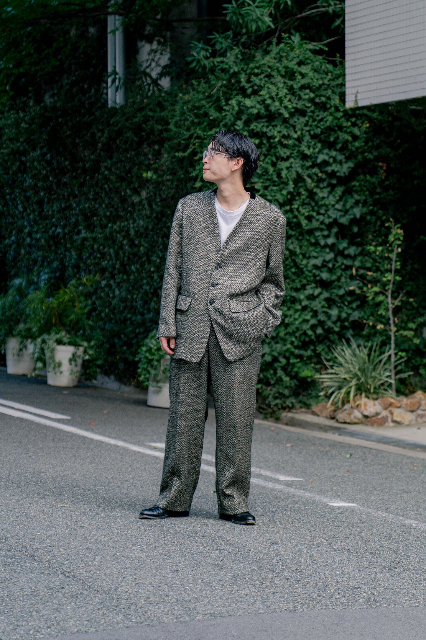 MIXTWEED EASY SLACKS /limited