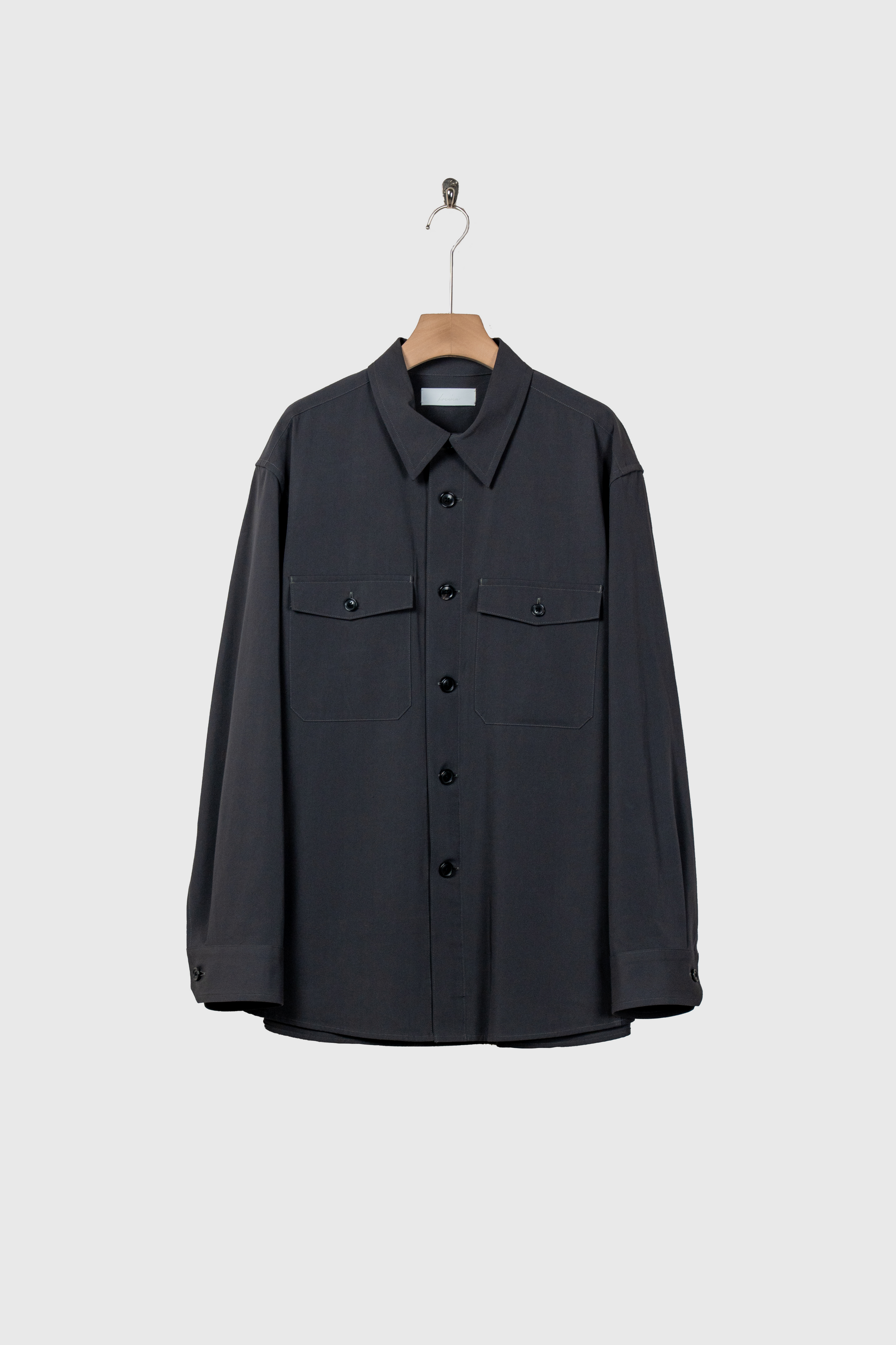 杉*二様 値下げ！cullni 20aw ビッグフラップポケットシャツ　ベージュ 杉*二様 値下げ！cullni 20aw ビッグフラップポケットシャツ