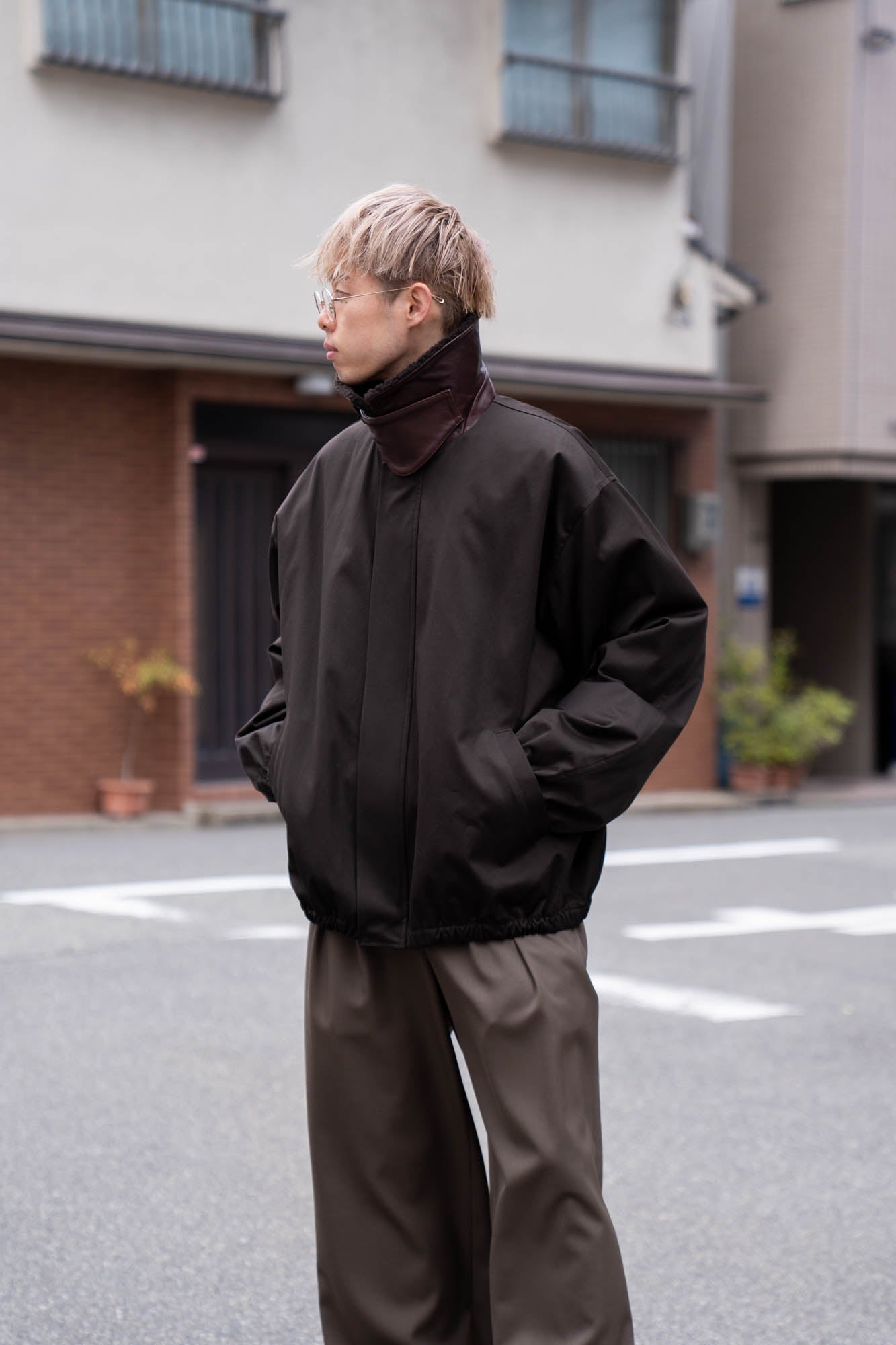 MOUTON COLLAR PADDED JACKET(ST.1376) | ブルゾン ssstein