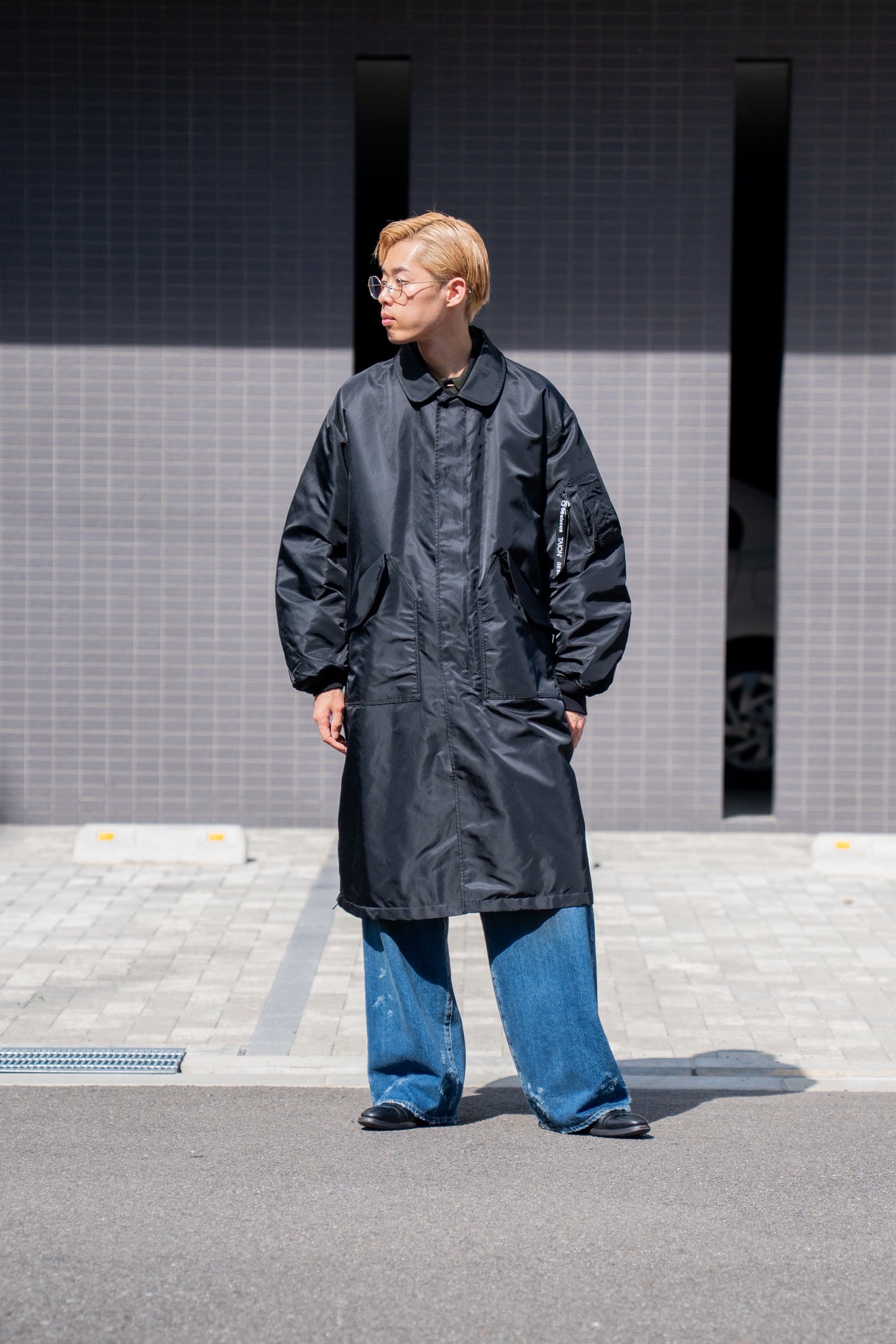 08sircus × TAION Down long MA-1 reversible