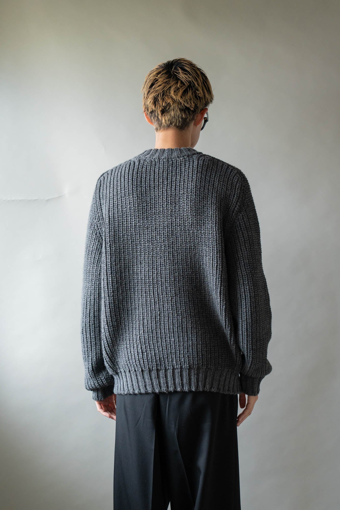 Belt. Slit Knit in Merinos d`Arles