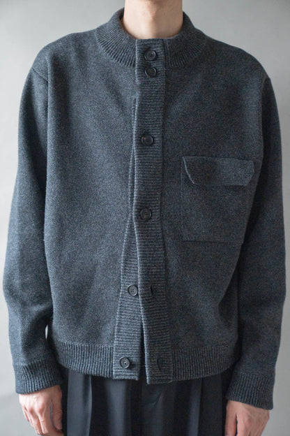 CREW NECK CARDIGAN