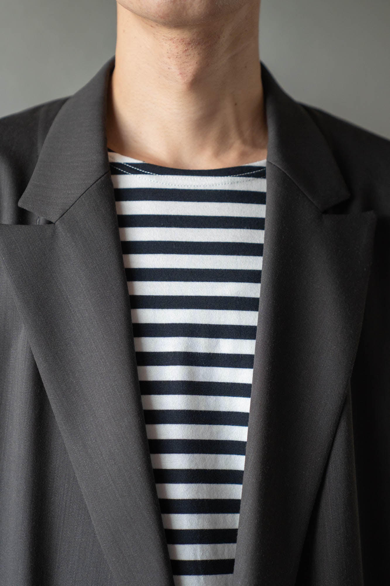 DOUBLE-BREASTED RELAX SHOULDER JACKET