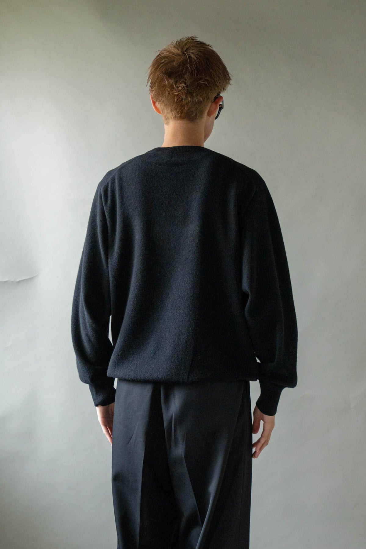 EXTRA FINE WOOL KNIT CREW NECK LS(ST.1634)