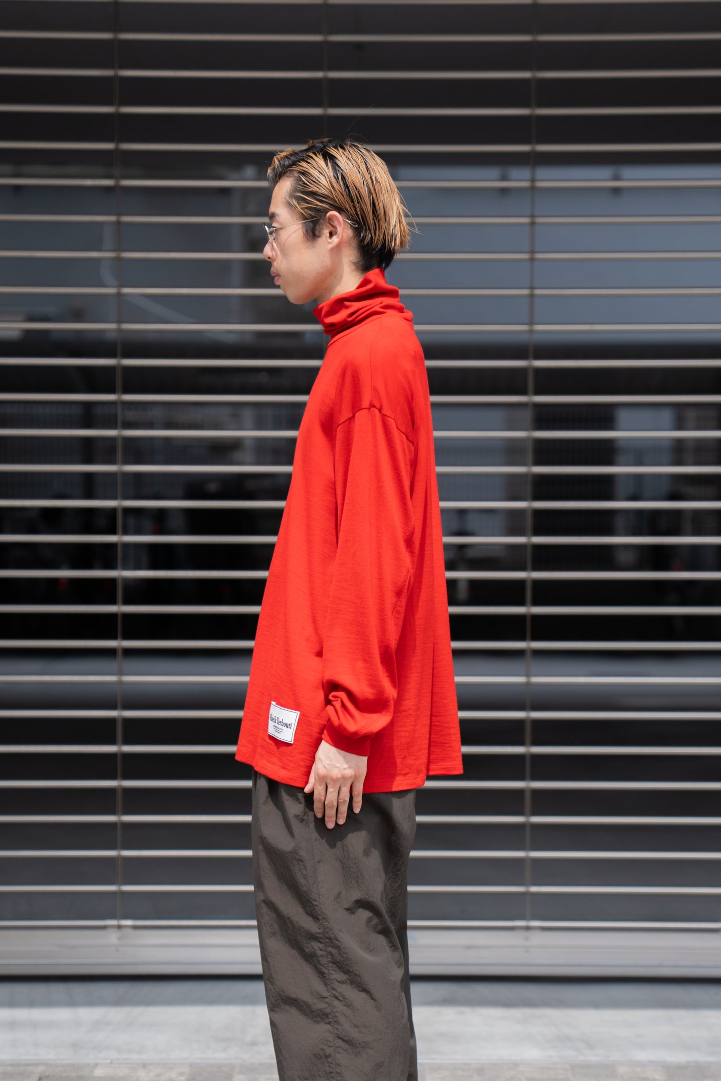 MERINO WOOL HIGH NECK L/S T-SHIRT