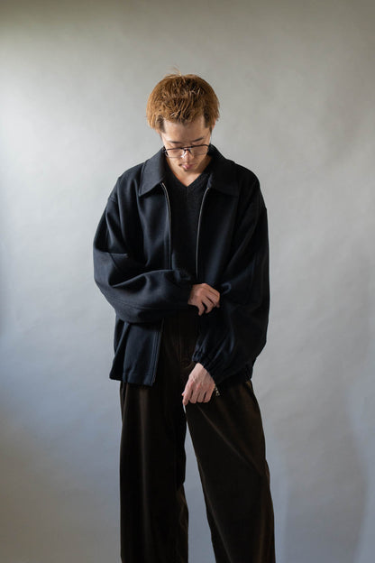 W/CA DOUBLE FACE CLOTH ZIP JACKET(ST.1545)