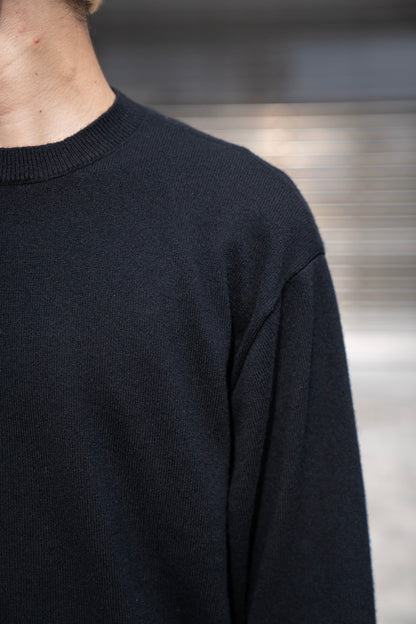 RIGID CASHMERE GARMENT DYED SWEATER P/O