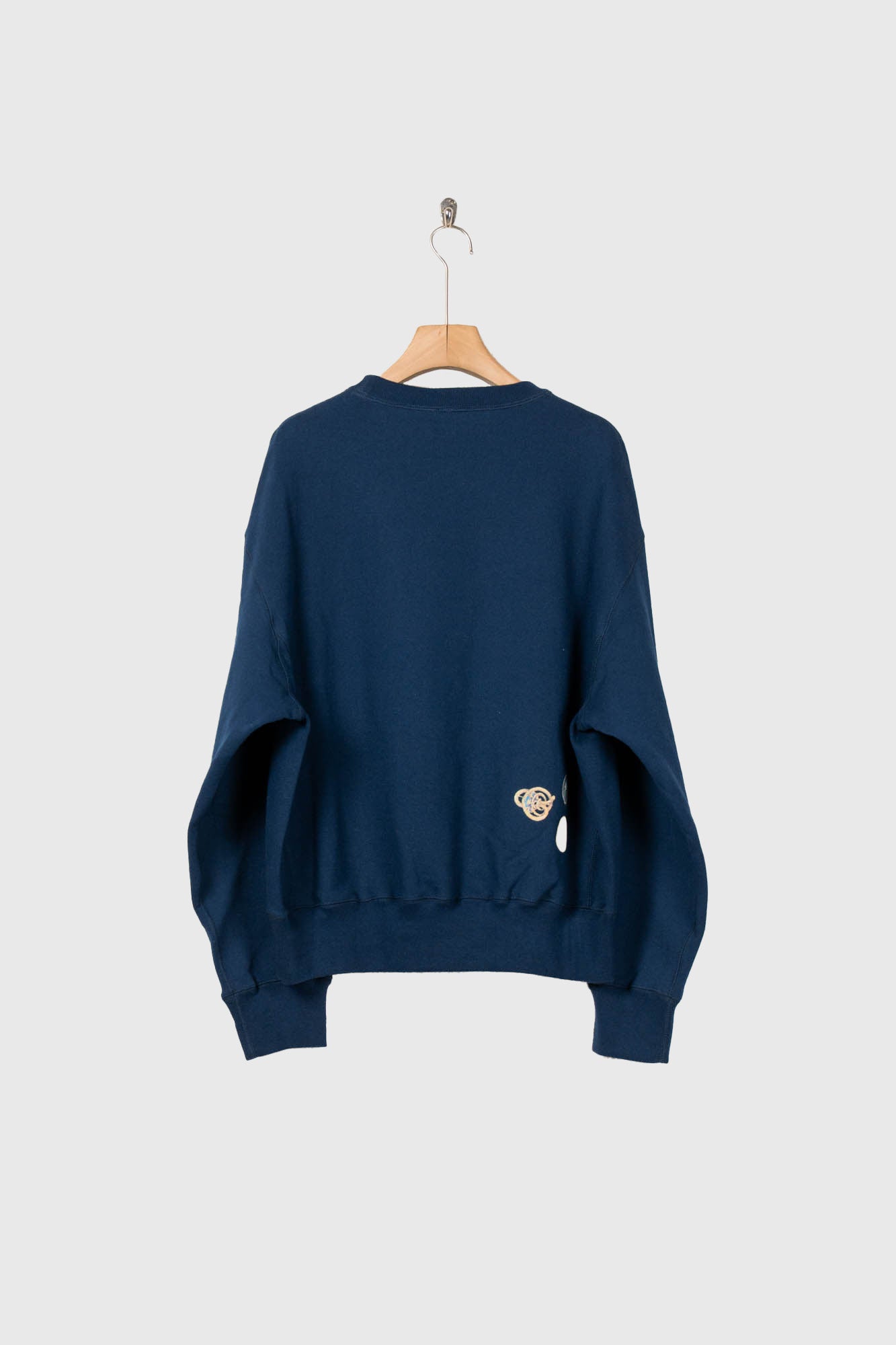 Hand-stitched sweatshirt