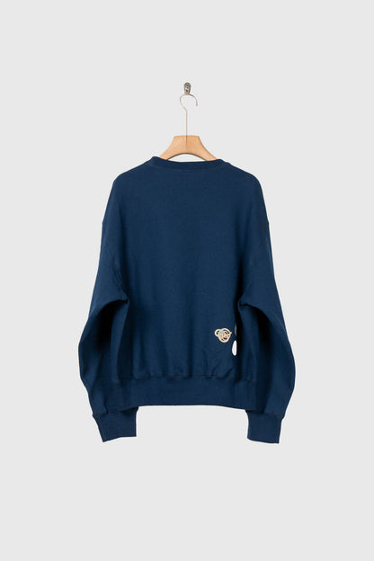Hand-stitched sweatshirt