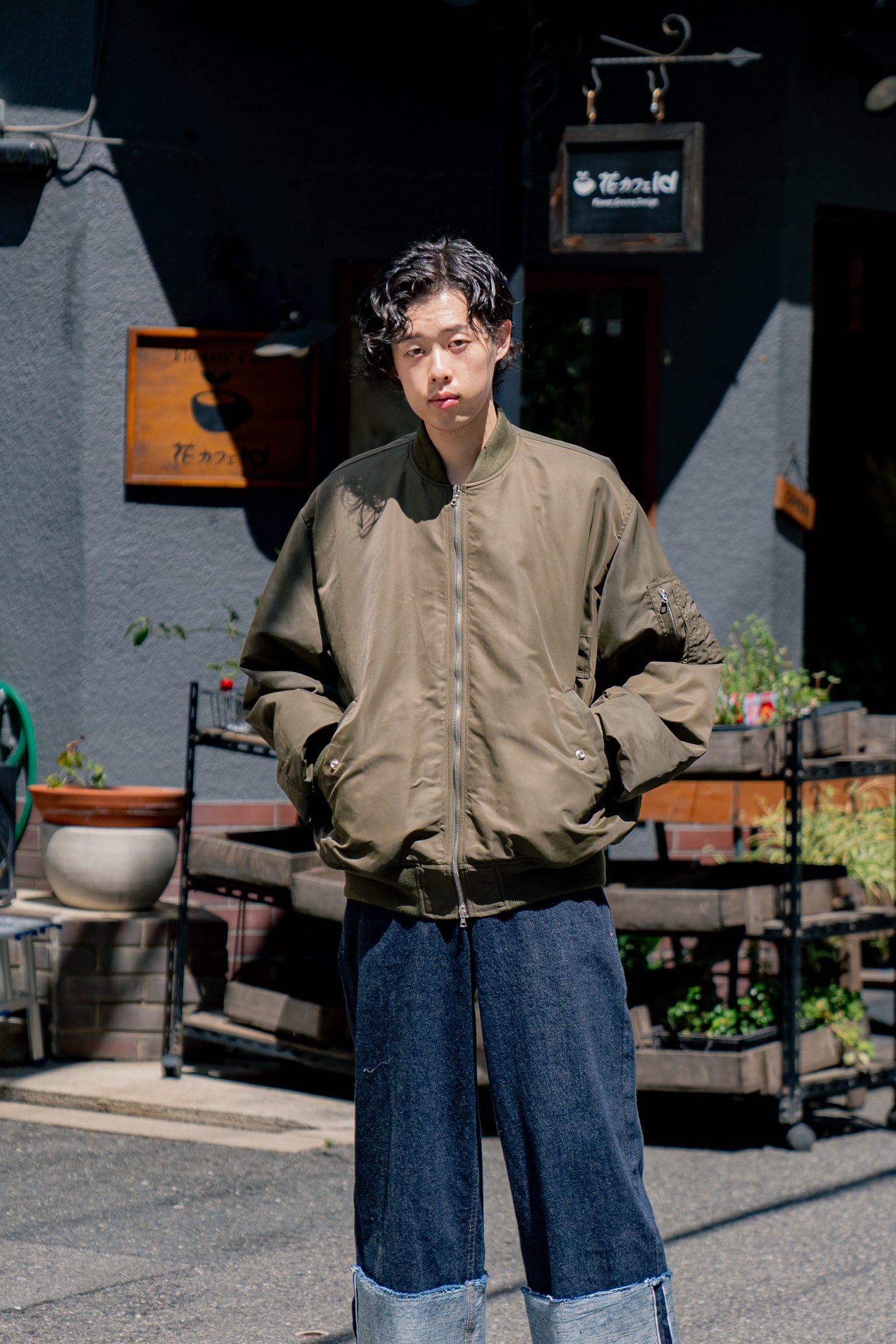 OVERSIZED FLIGHT JACKET