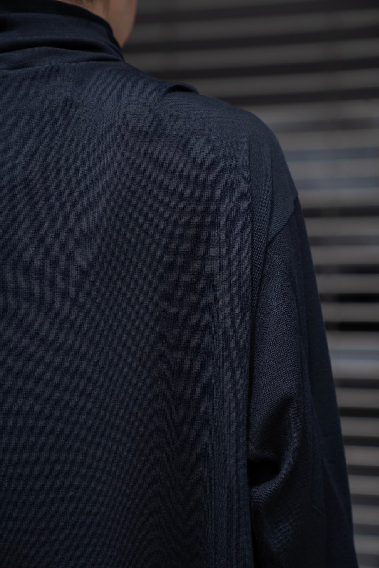 MERINO WOOL HIGH NECK L/S T-SHIRT
