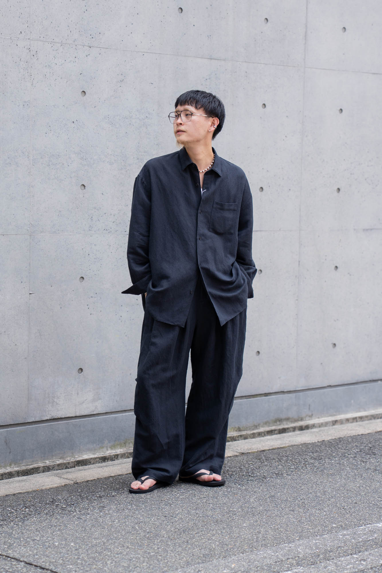 Linen Silk Wide Shirts