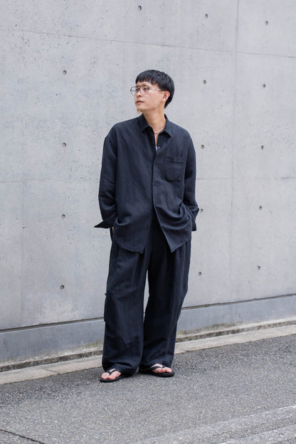 Linen Silk Wide Shirts