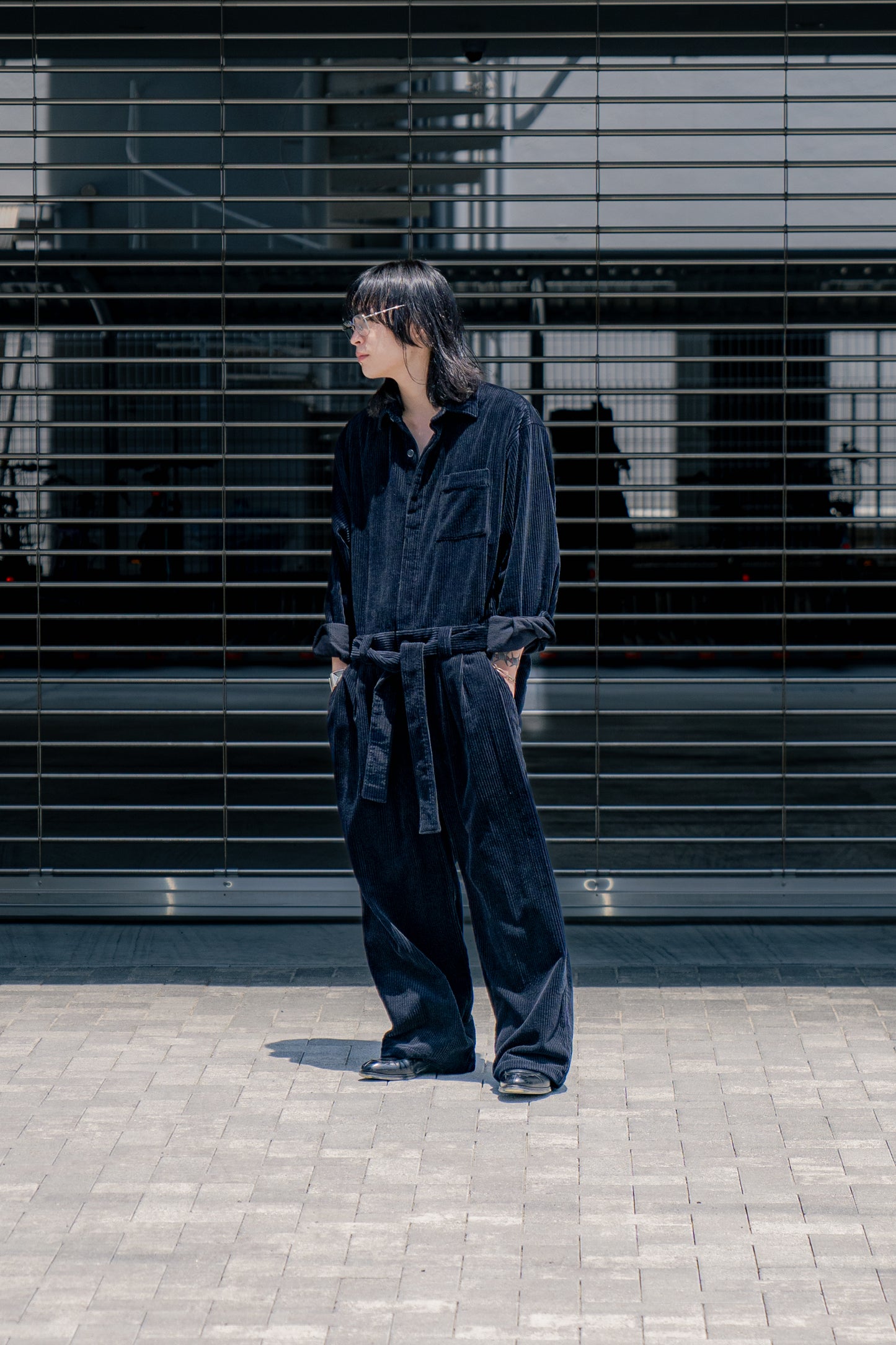 Wide Corduroy Jumpsuit