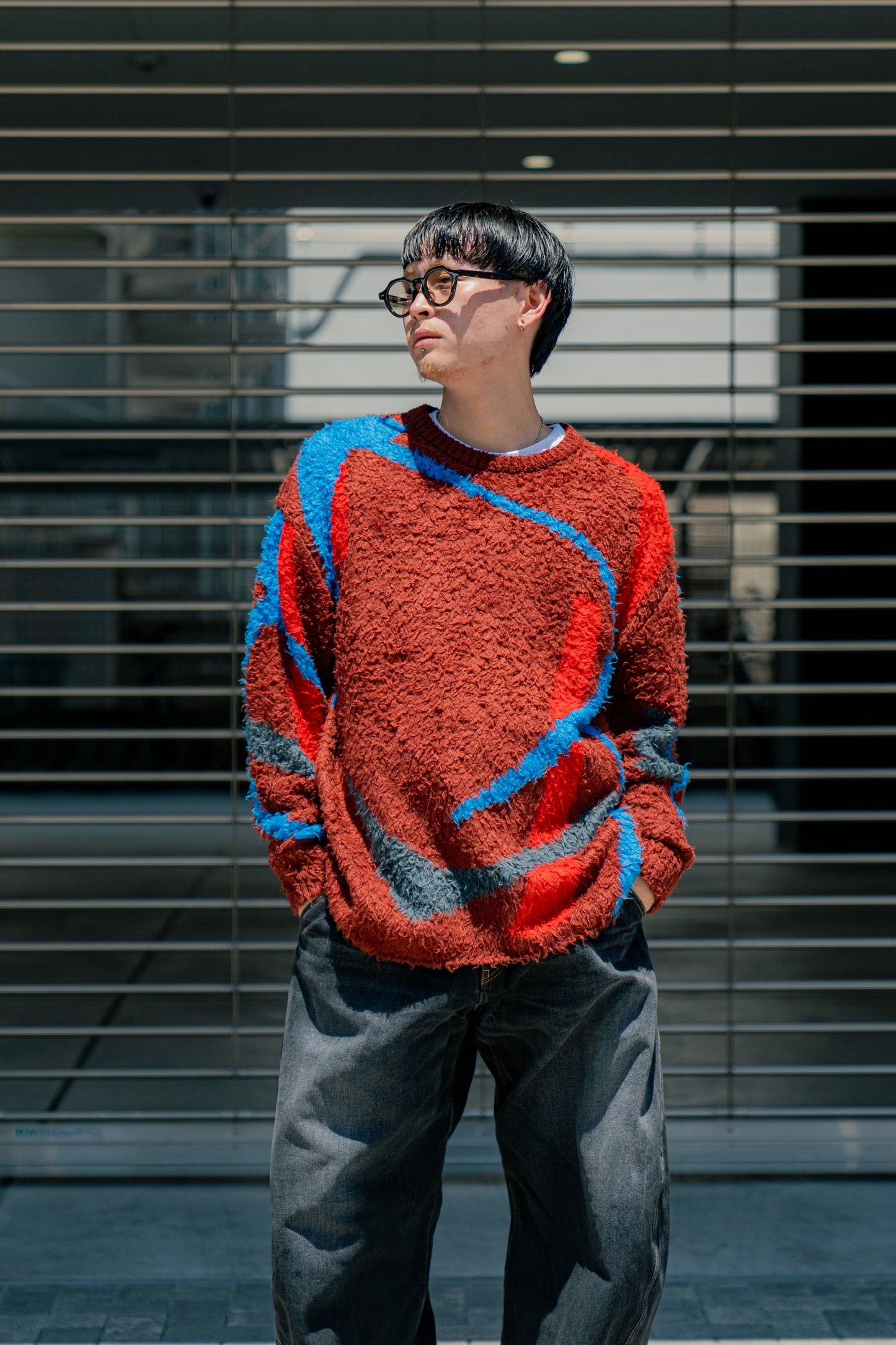 Jacquard-design knit