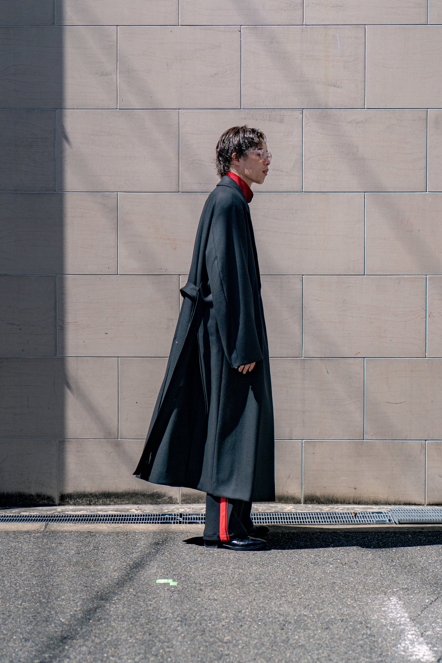 OVERSIZED MAXI-LENGTH DOUBLE BREASTED COAT