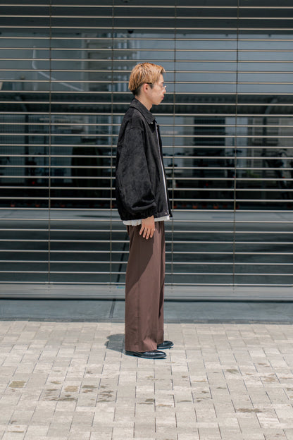 COW SUEDE ZIP SHORT JACKET(ST.1217)