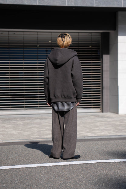 WOOL SWEAT ZIP HOODIE