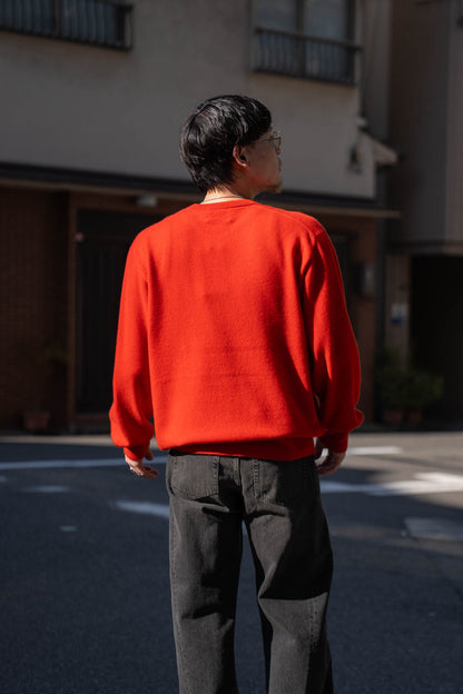 PURE CASHMERE KNIT CREW NECK LS(ST.1473)