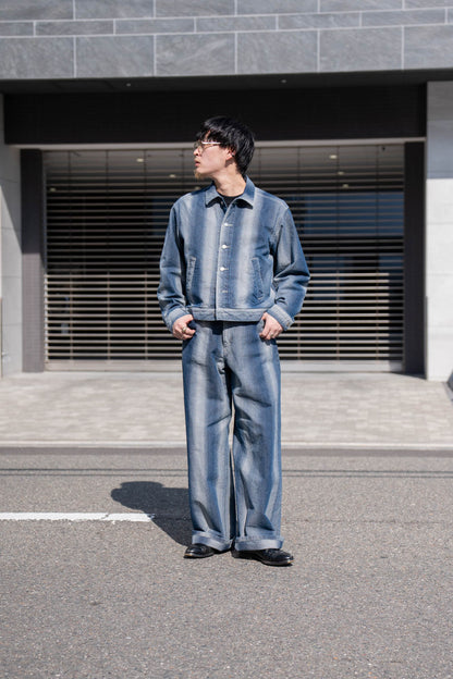 GRADATION DENIM PANTS (BAGGY)