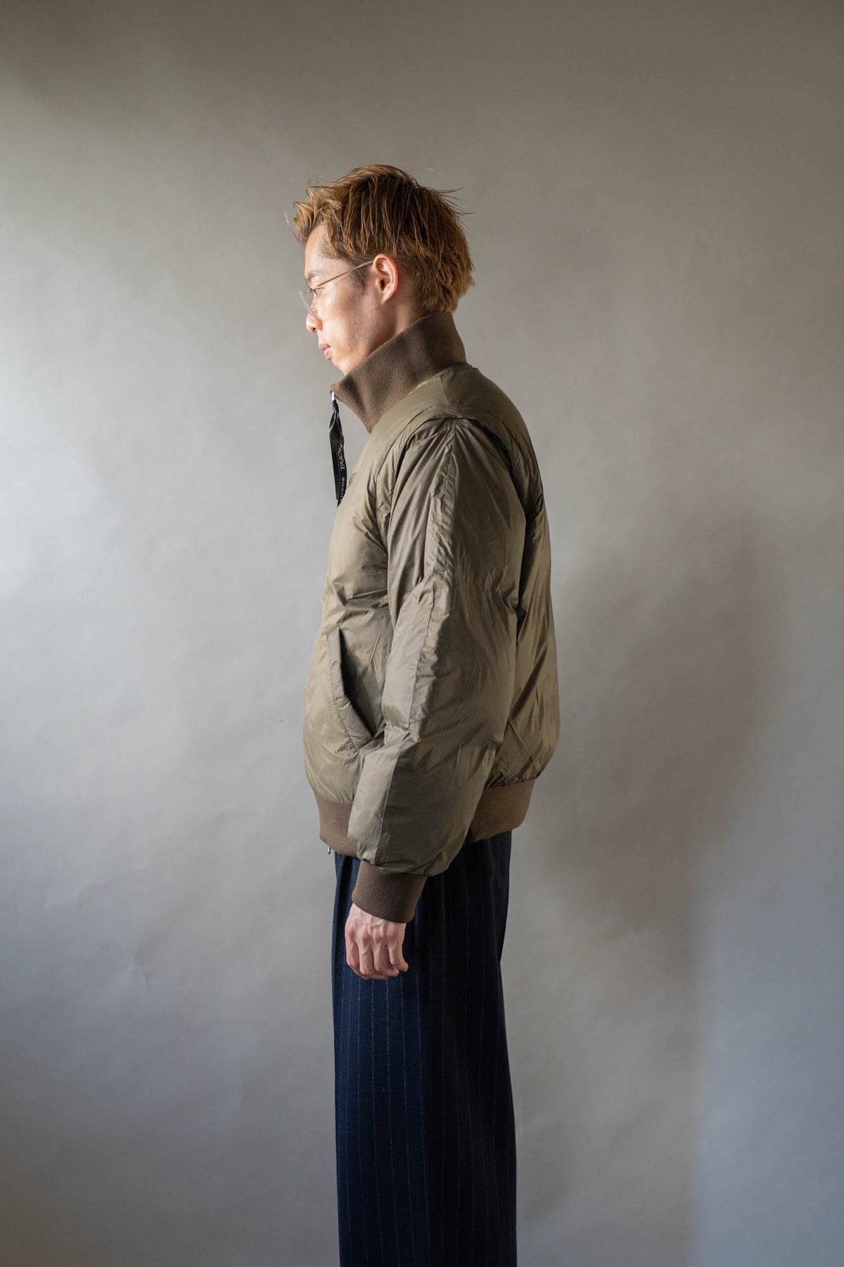 08sircus × TAION Down detachable bomber reversible