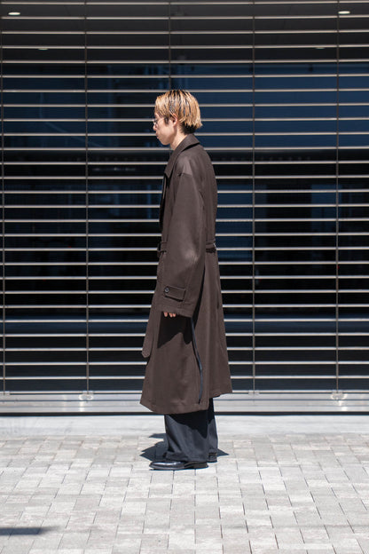 DOUBLE LAPELED DOUBLE BREASTED COAT(ST.1209)