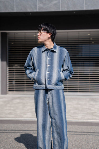 GRADATION DENIM JACKET