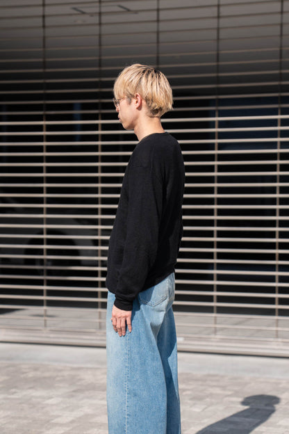 W/AL/NY KNIT CREW NECK LS(ST.1480)