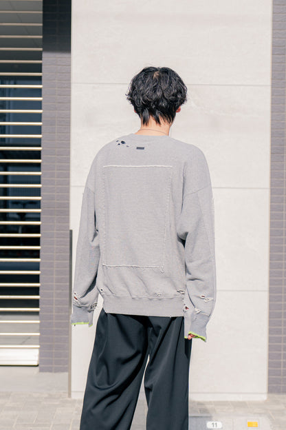 OVERSIZED REBUILD SWEAT LS