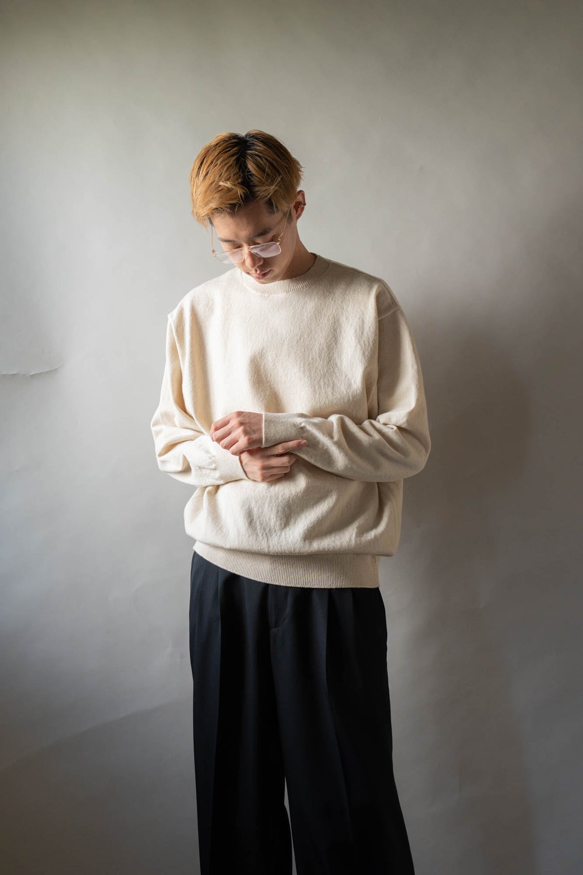 RIGID CASHMERE SWEATER P/O