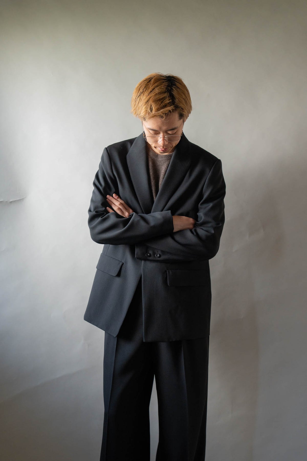 MODIFIED SHAWL-COLLAR JACKET