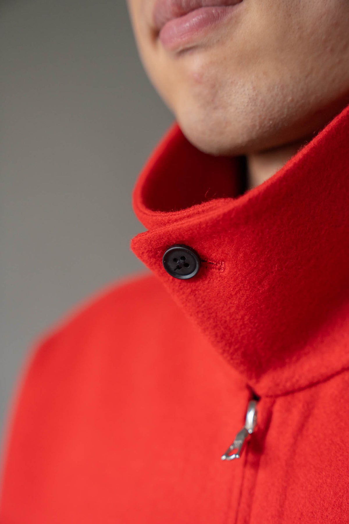 W/CA DOUBLE FACE CLOTH ZIP JACKET(ST.1545)