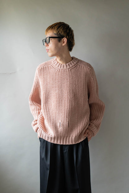 Belt. Slit Knit in Merinos d`Arles