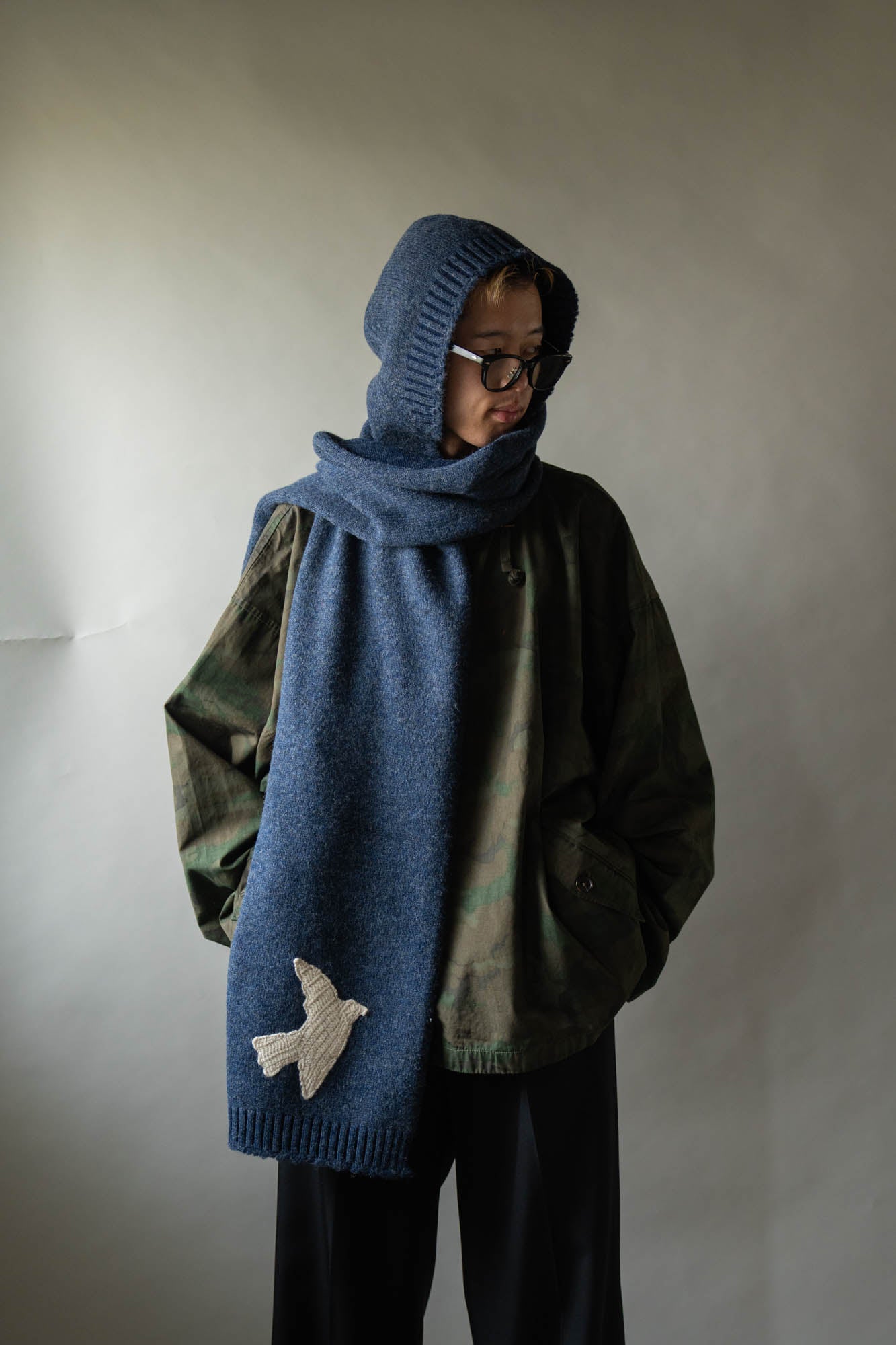 BIRD HOOD SCARF