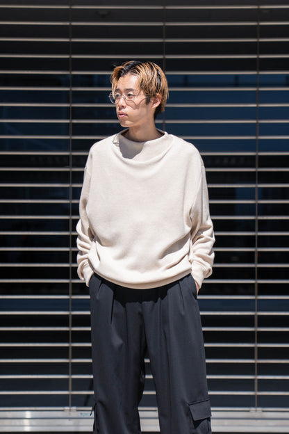 CASHMERE SKIING SWEAT KNITSHIRT