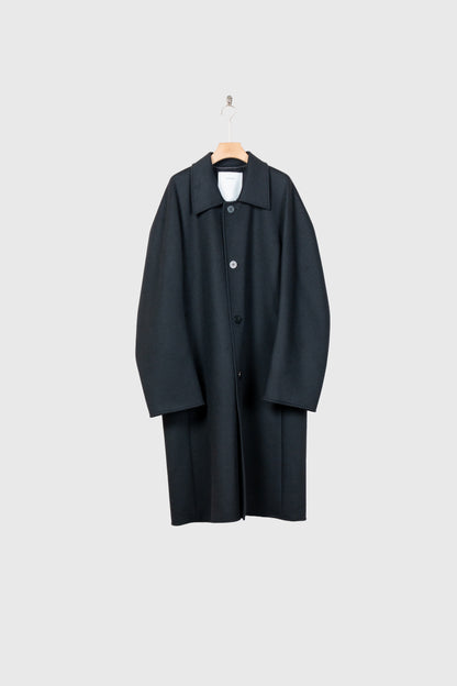 SOUTIEN COLLAR OVERCOAT IN DOUBLE FACE BEAVER